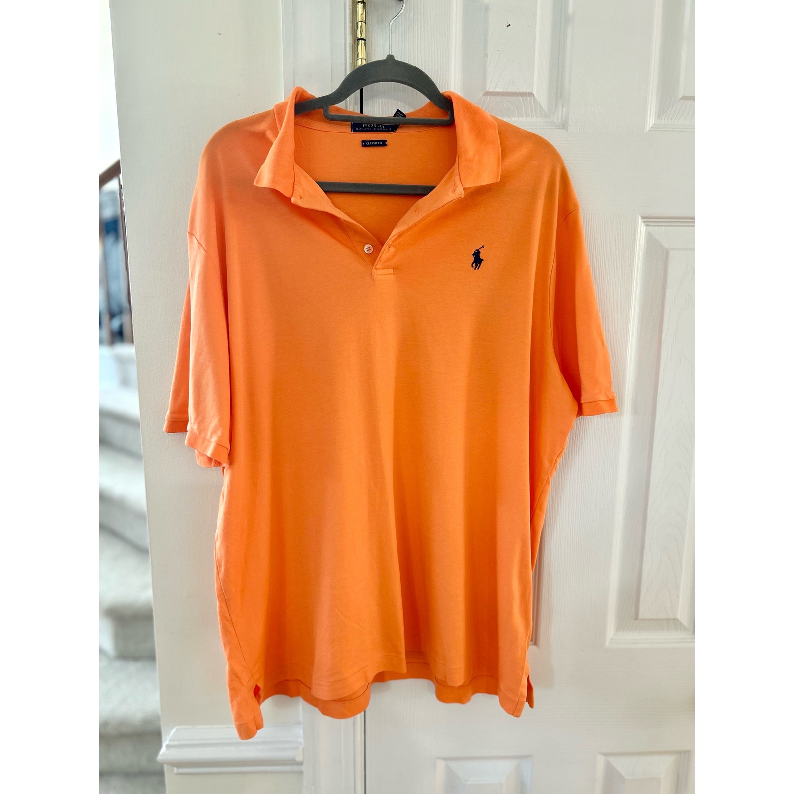 Polo Ralph Lauren Orange Classic Short Sleeve Polo Shirt